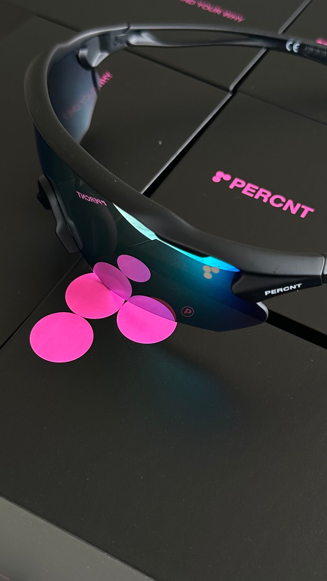 PERCNT® V1 Sport Glasses - Black